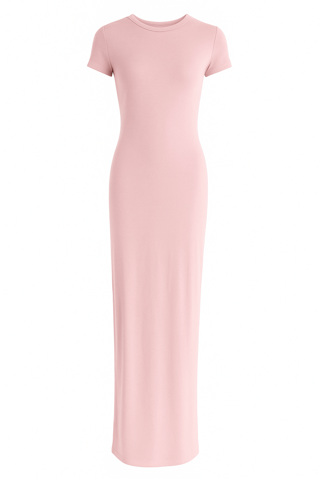 short sleeves basic dress
