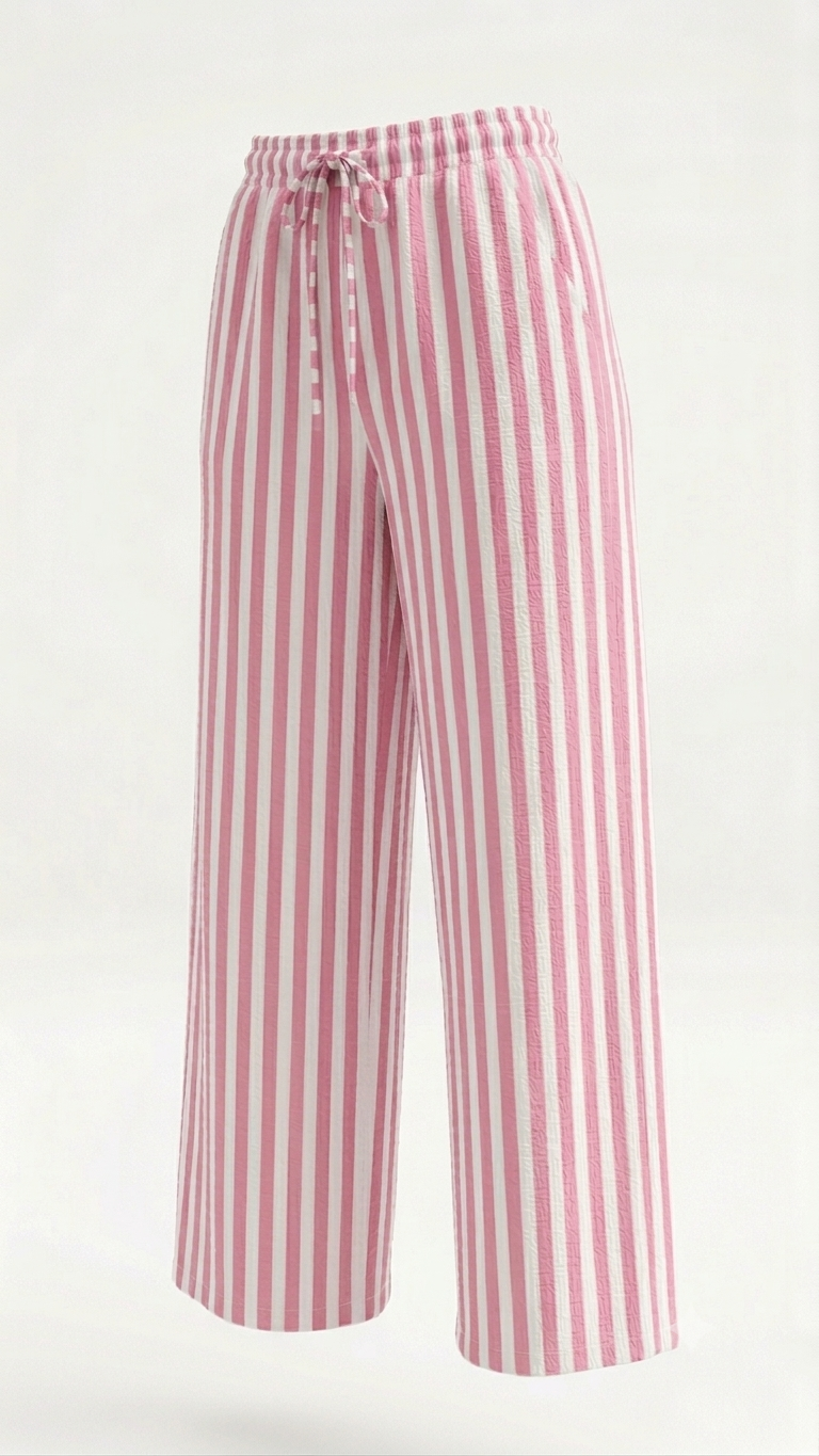Dolce Stripe Pants - Pink
