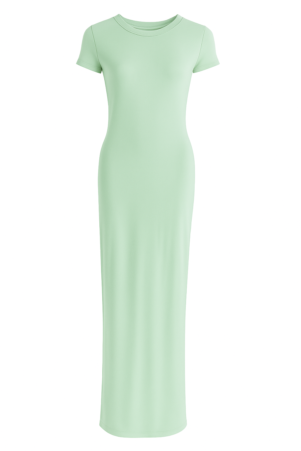 short sleeves basic dress