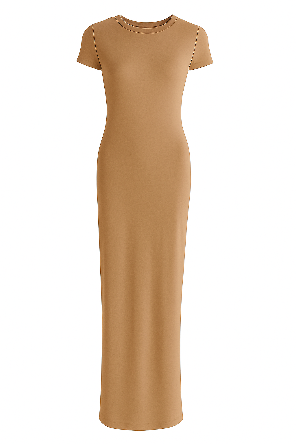 short sleeves basic dress