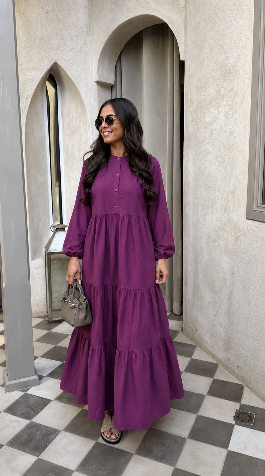 Elara Dress - Purple