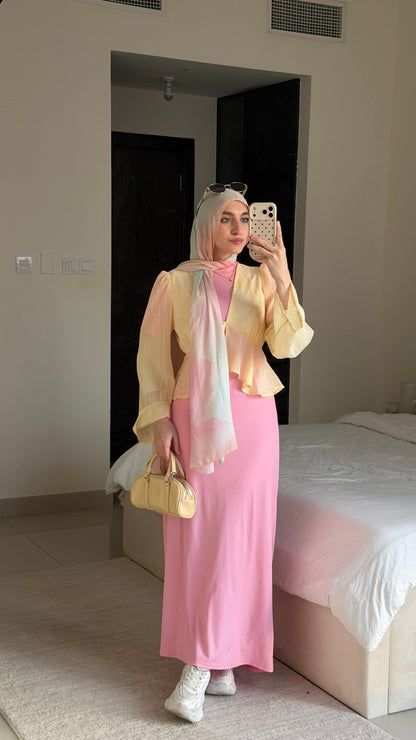 Short sleeves basic dress