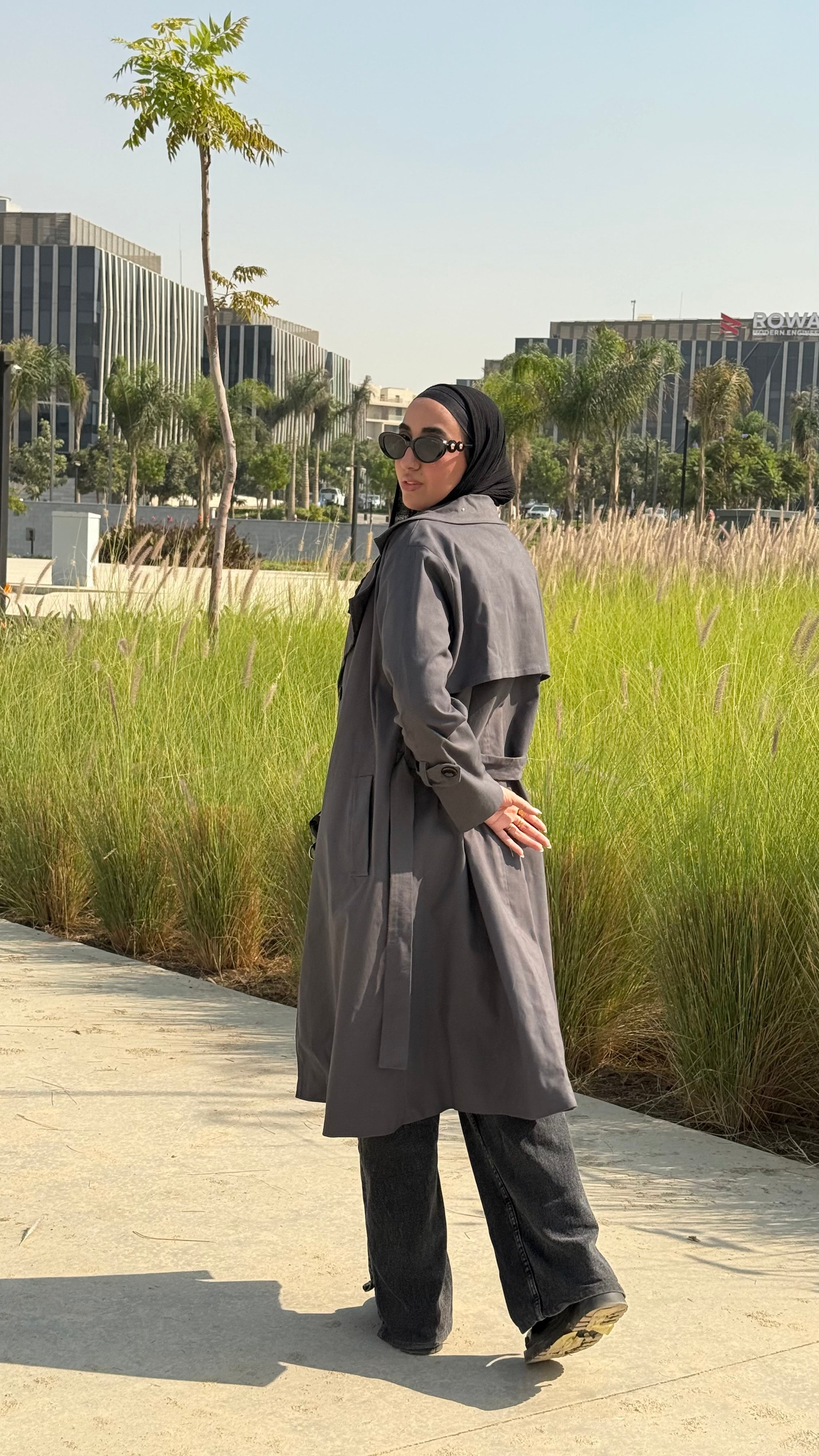Aurea Trench coat - Gray