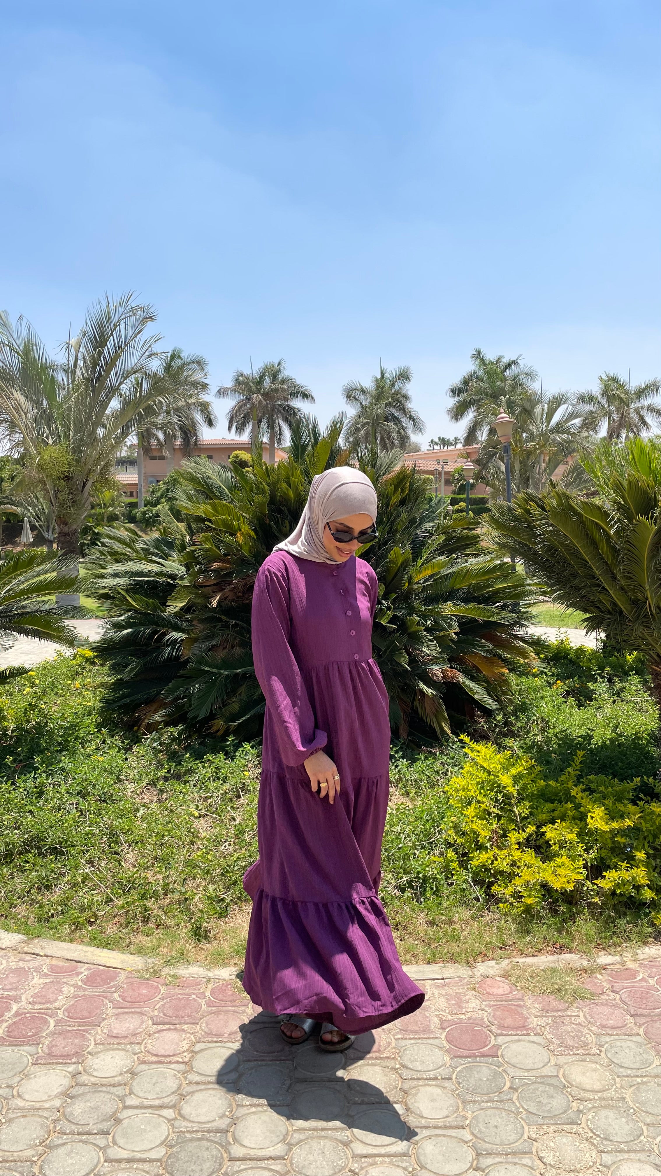 Elara Dress - Purple
