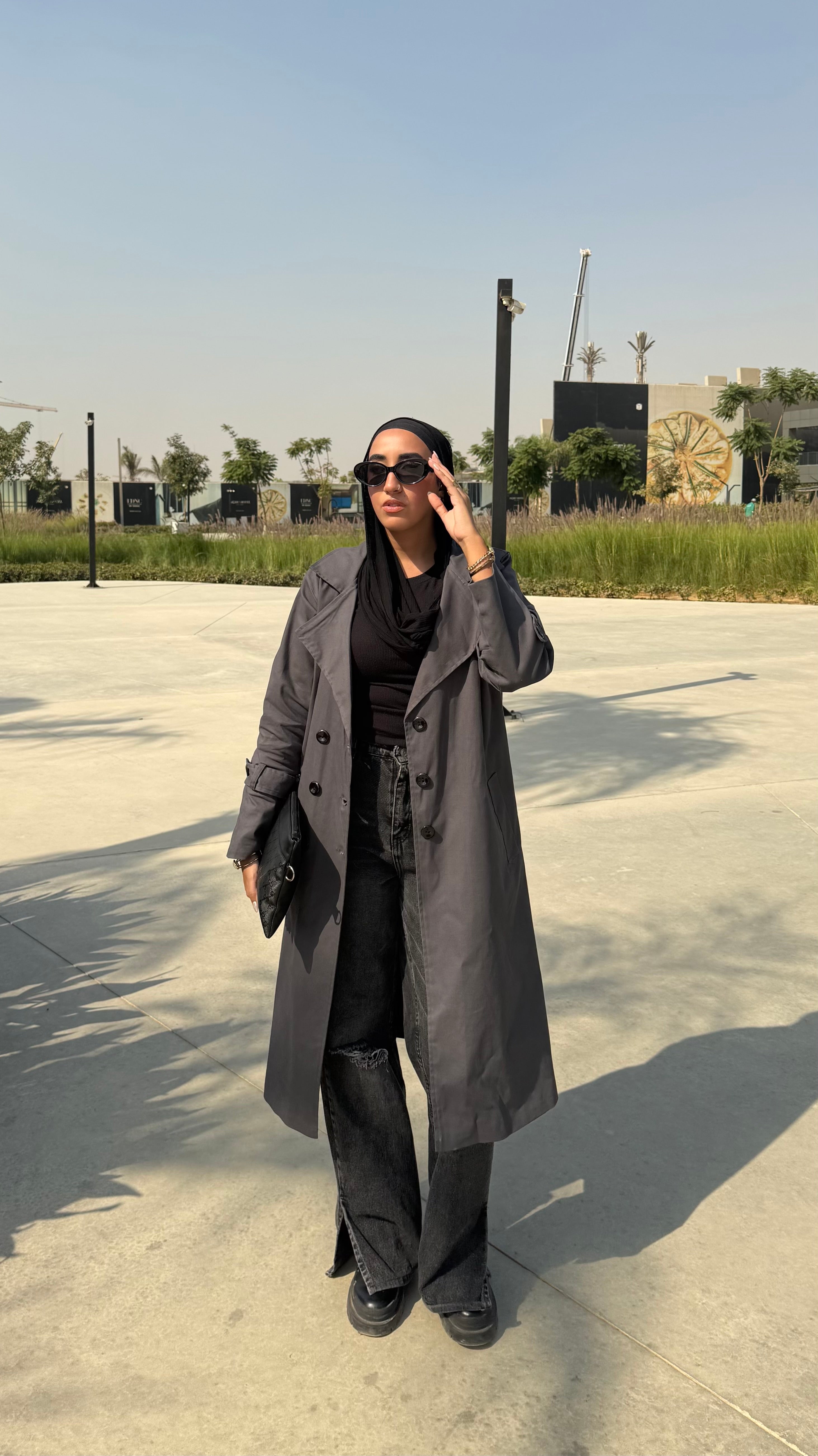 Aurea Trench coat - Gray