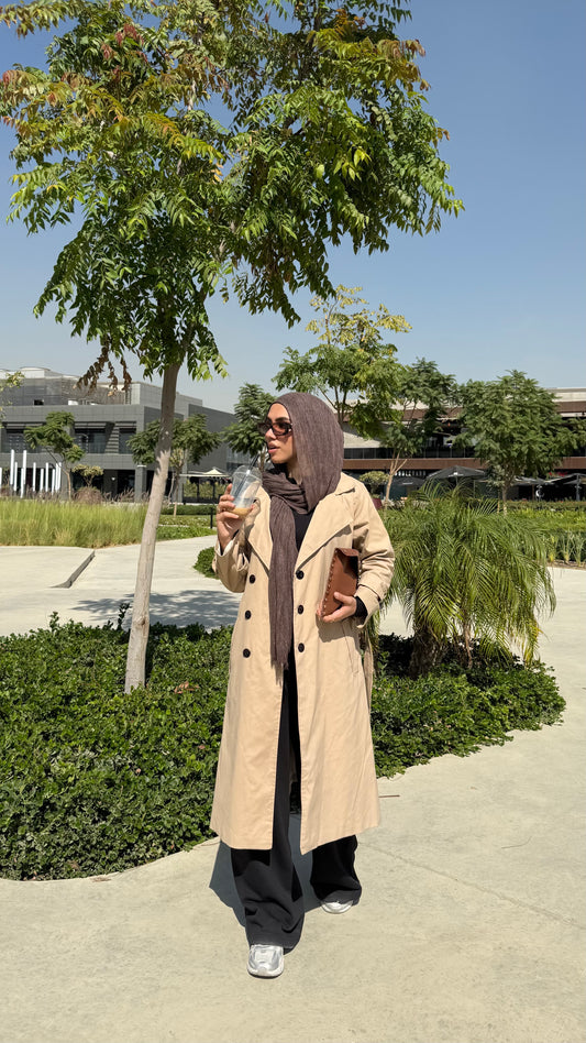 Aurea Trench Coat - royal beige