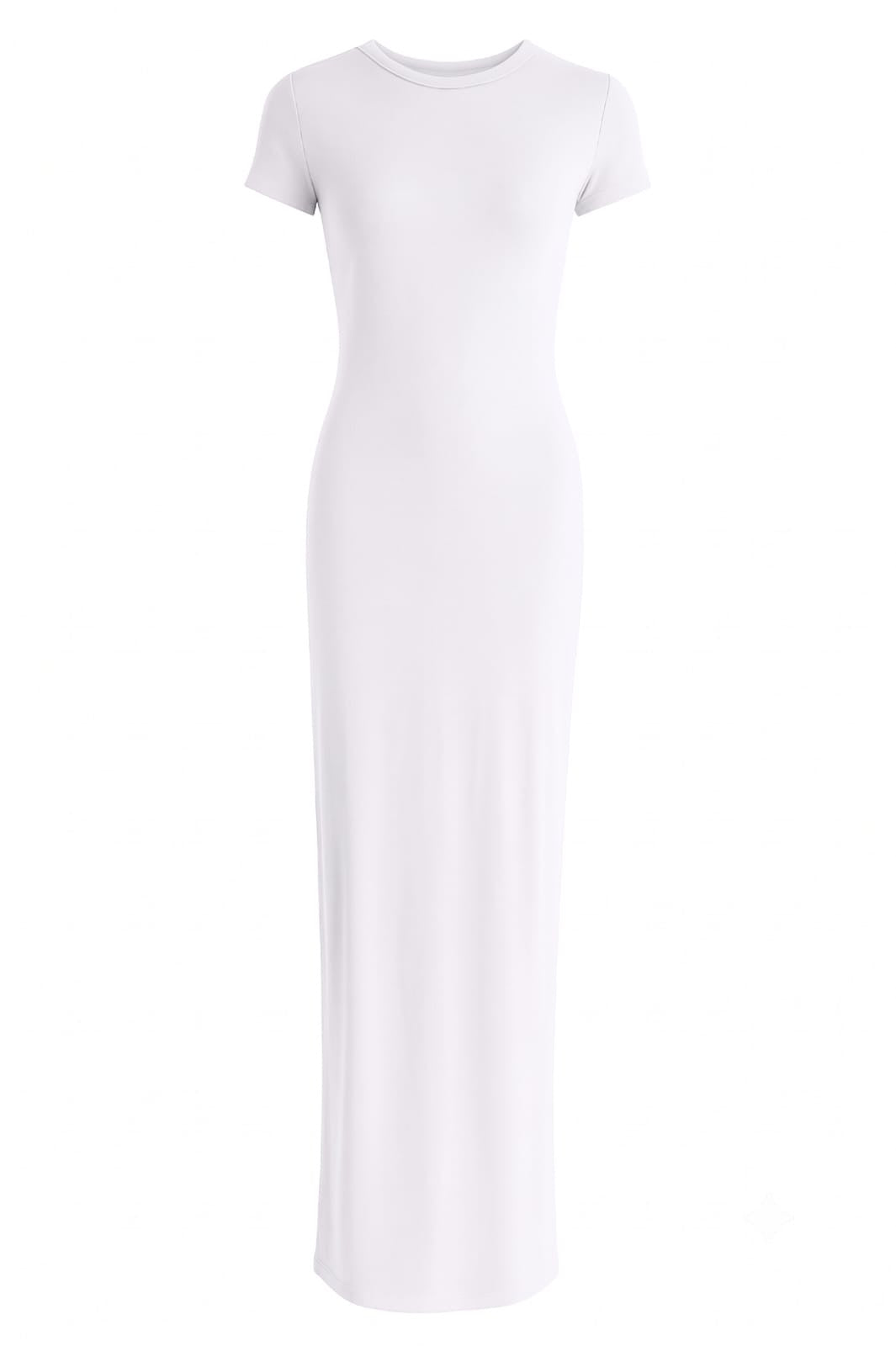 Short sleeve basic dress