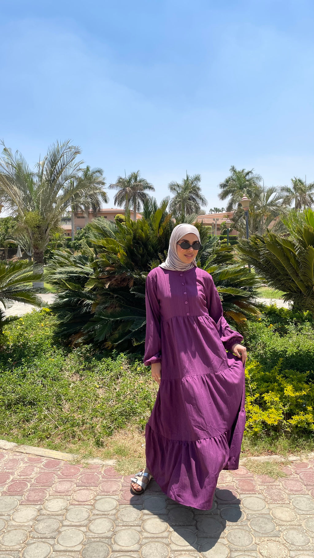 Elara Dress - Purple