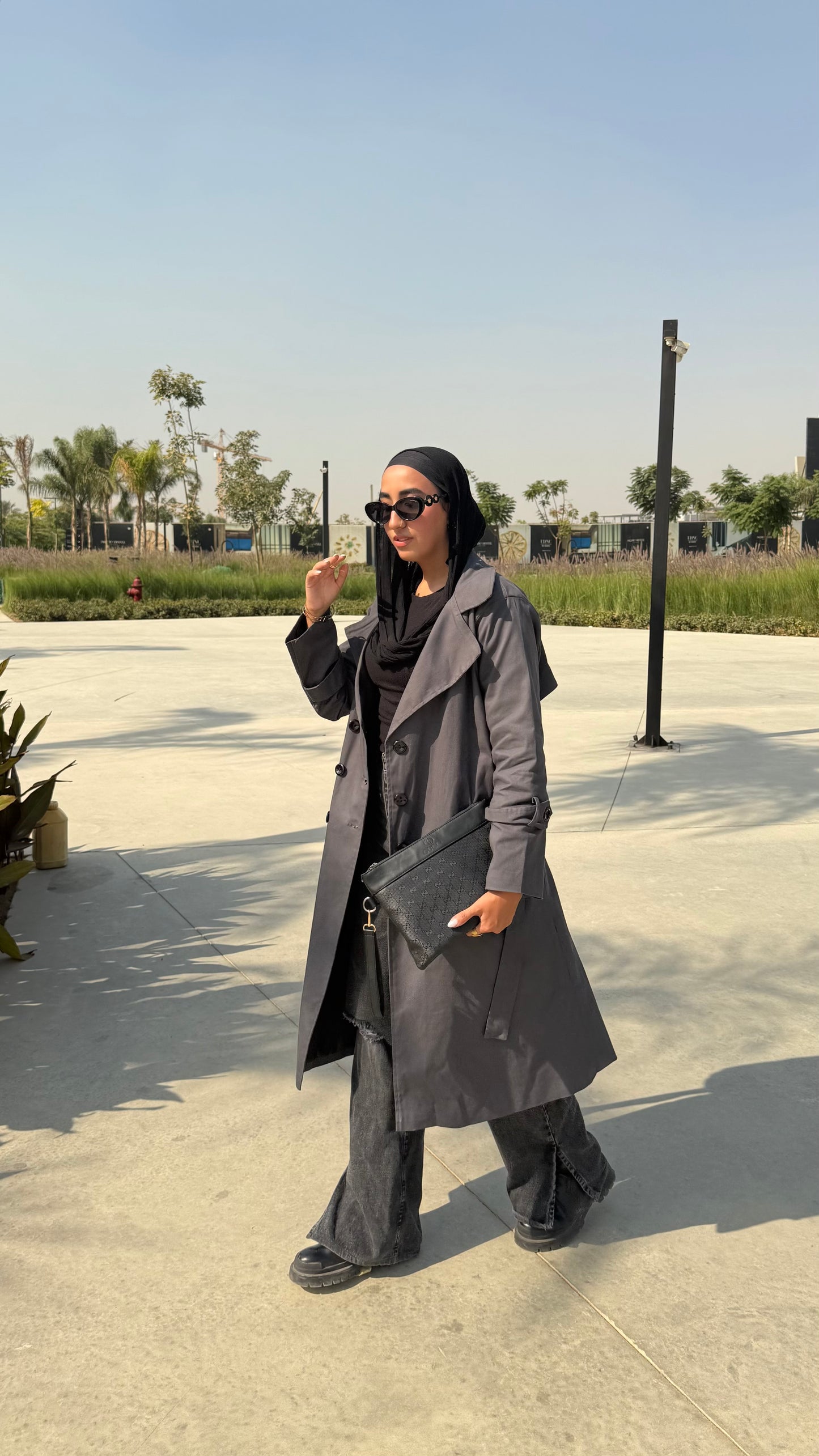 Aurea Trench coat - Gray