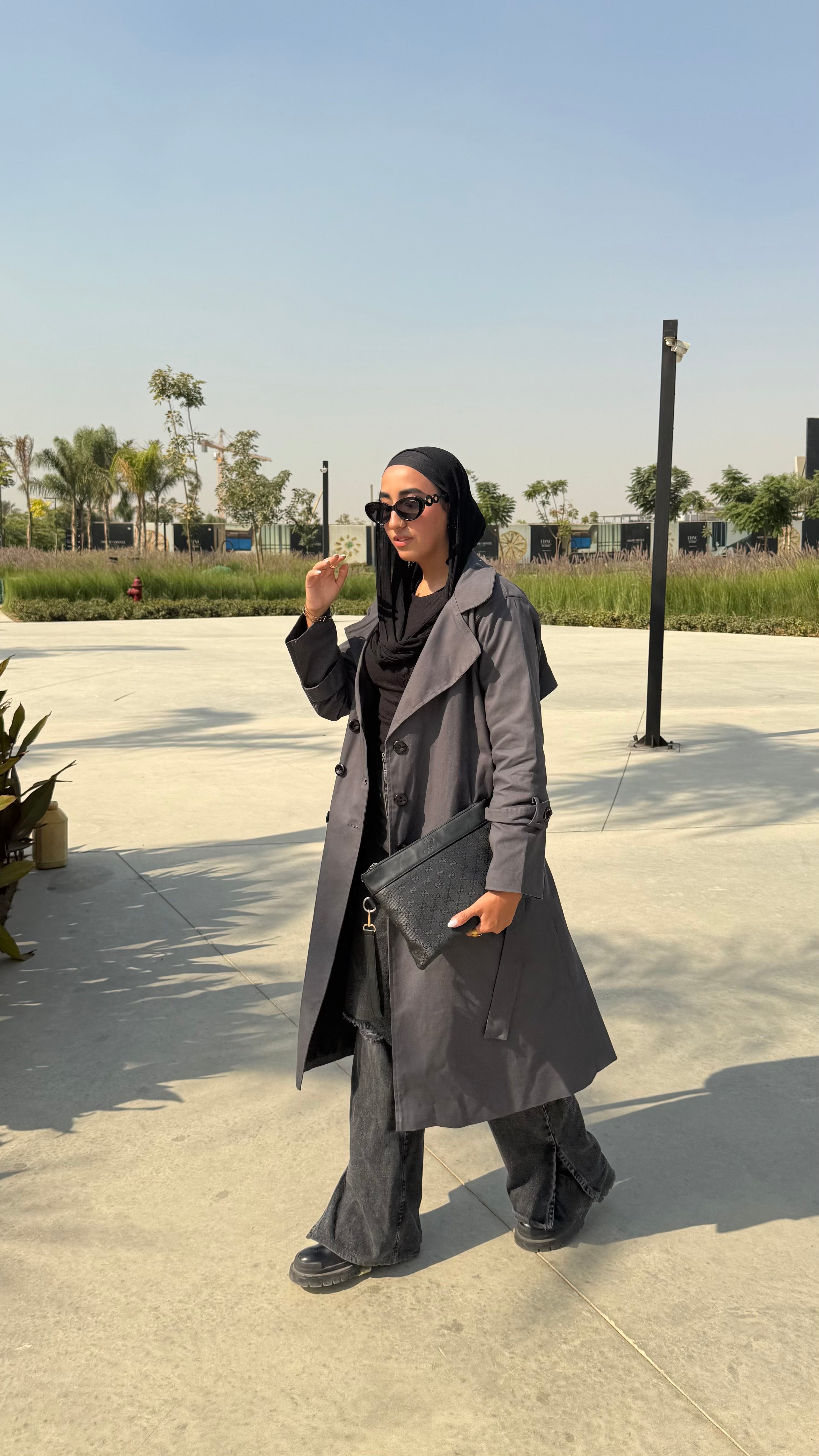 Aurea Trench coat - Gray