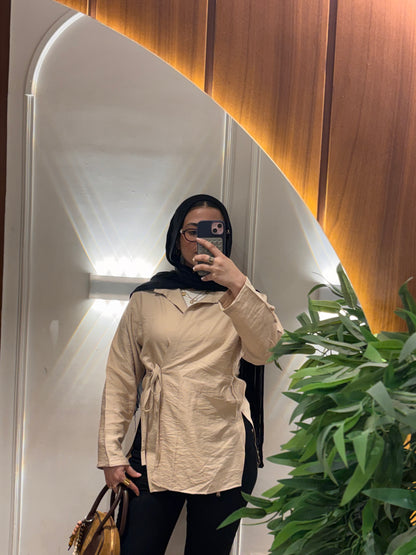Wrap blouse