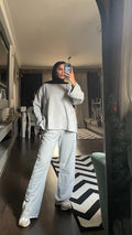 Femme Fit Set - Light Gray