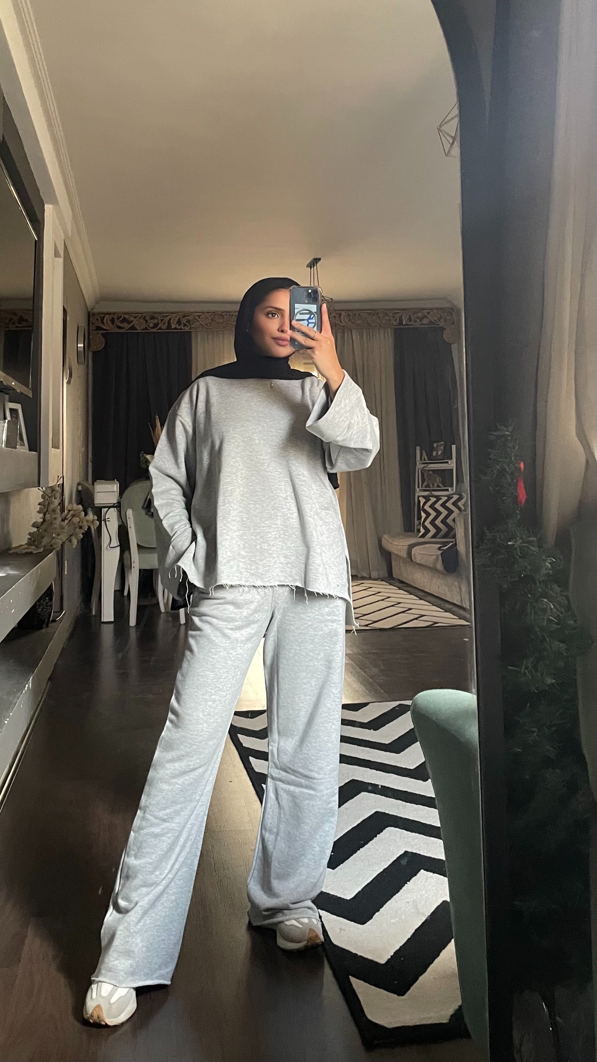 Femme Fit Set - Light Gray