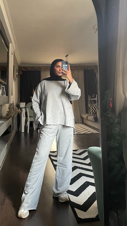 Femme Fit Set - Light Gray