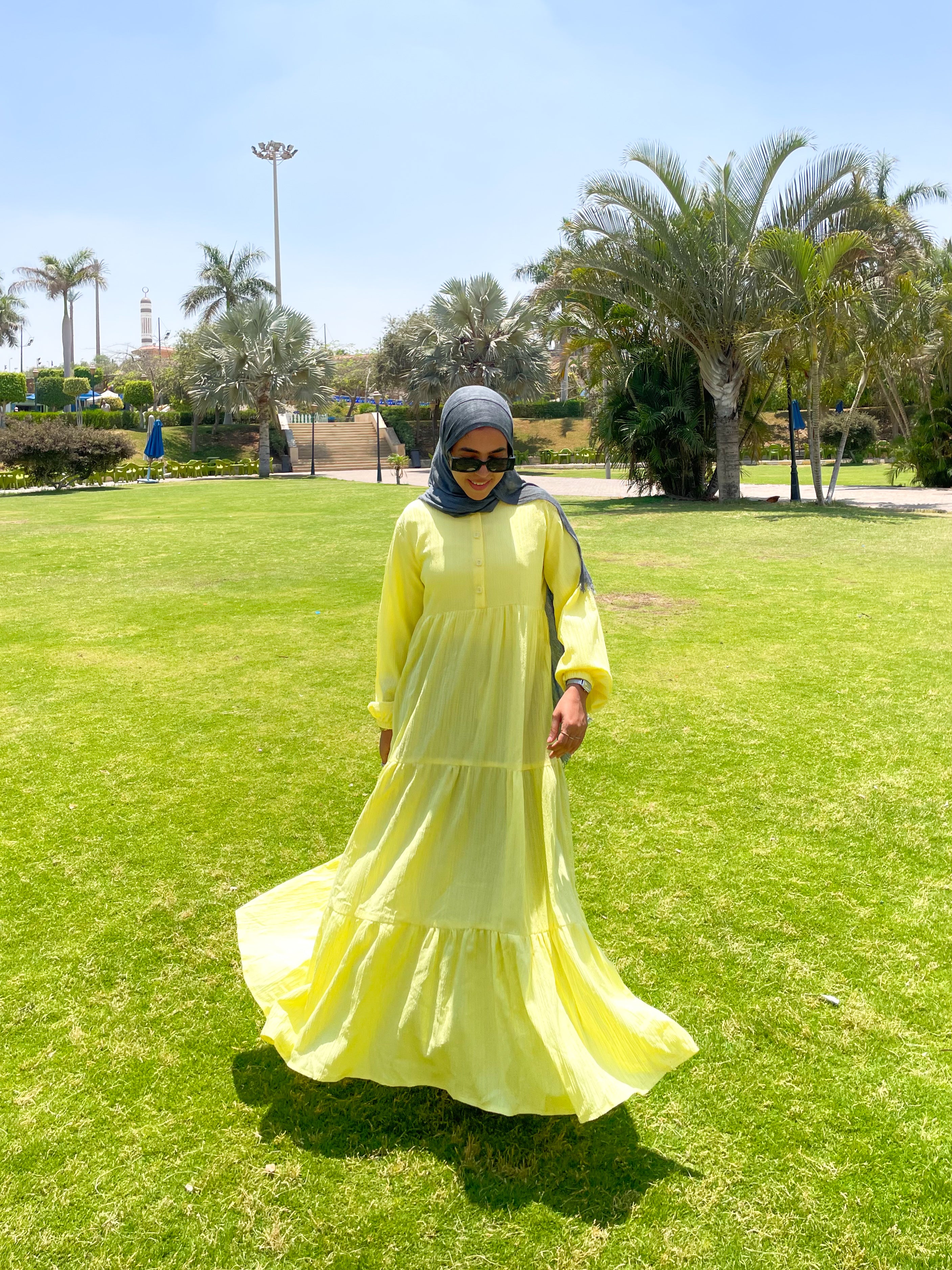 Elara Dress - butter yellow