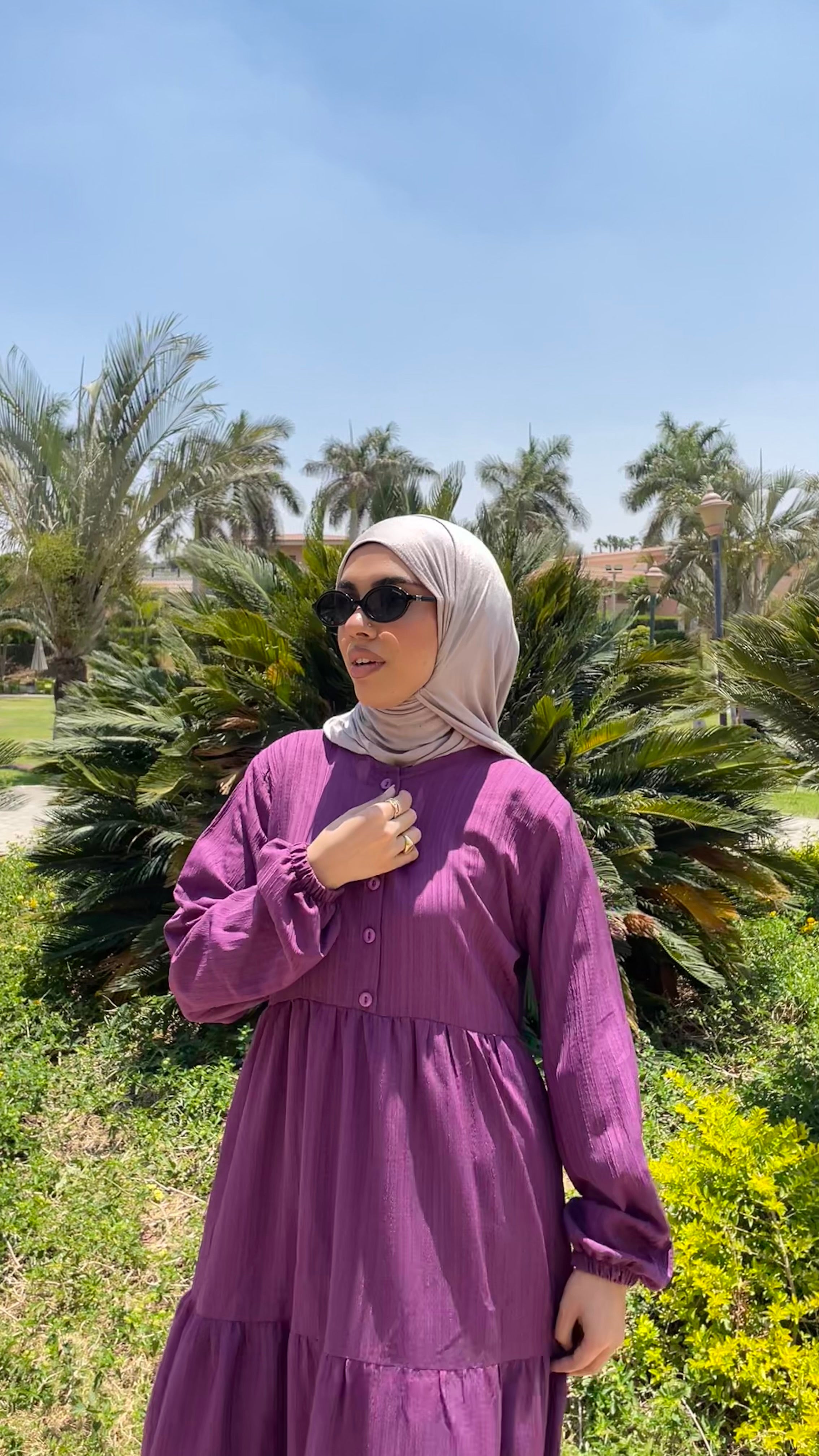 Elara Dress - Purple