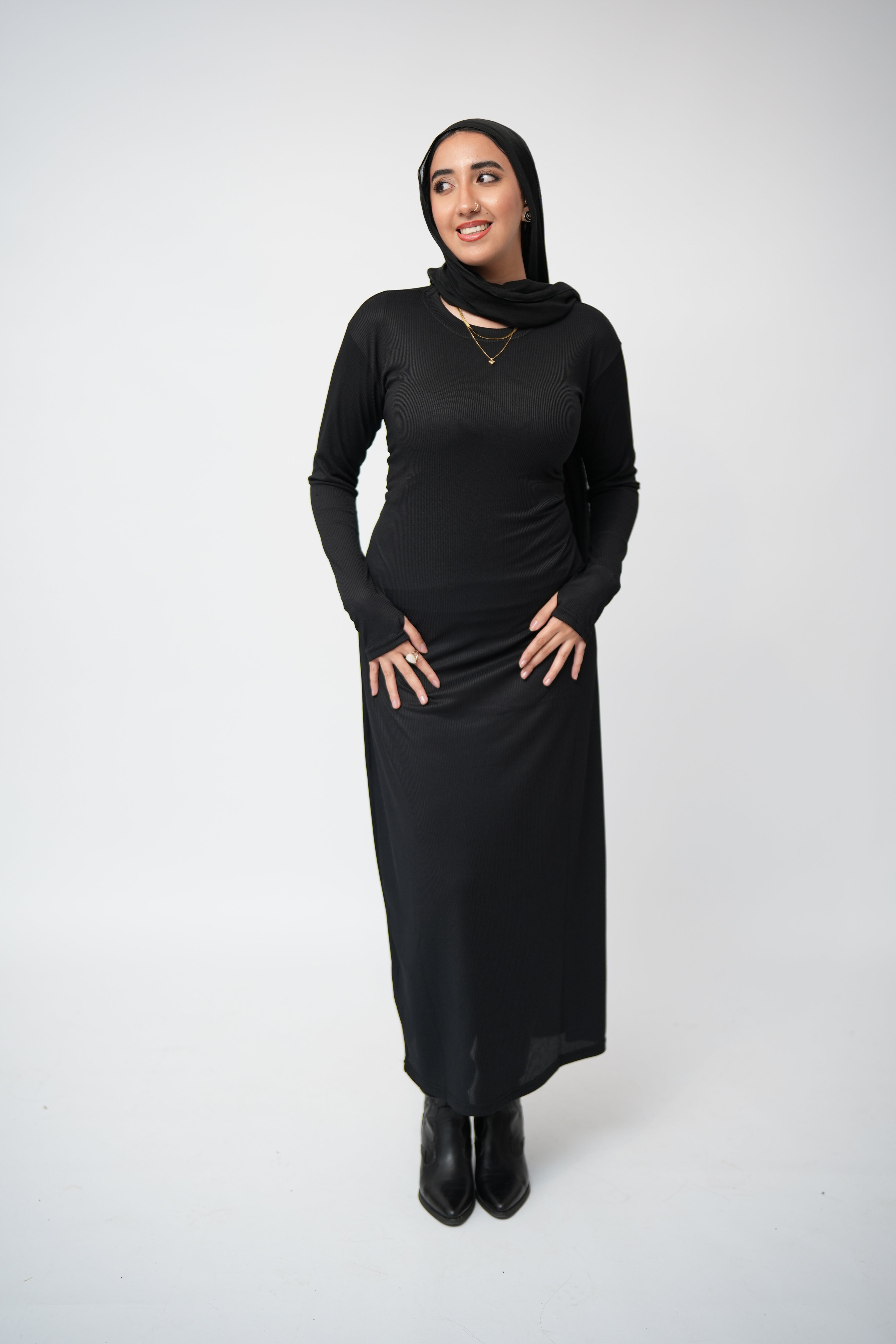 Long sleeves basic dress Ma Designs Long sleeves basic dress Ma Designs
