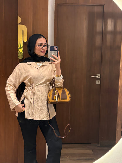 Wrap blouse