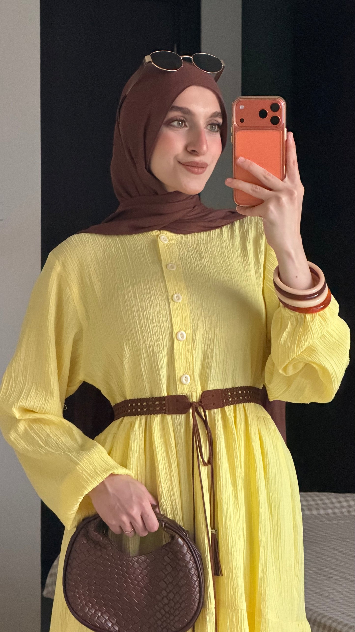 Elara Dress - Butter Yellow