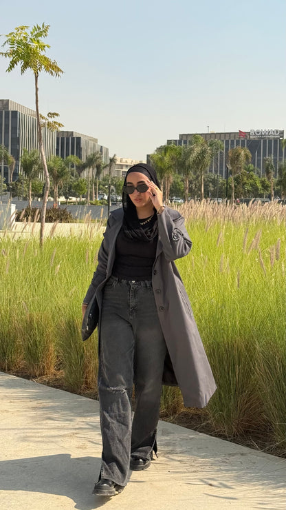Aurea Trench coat - Gray