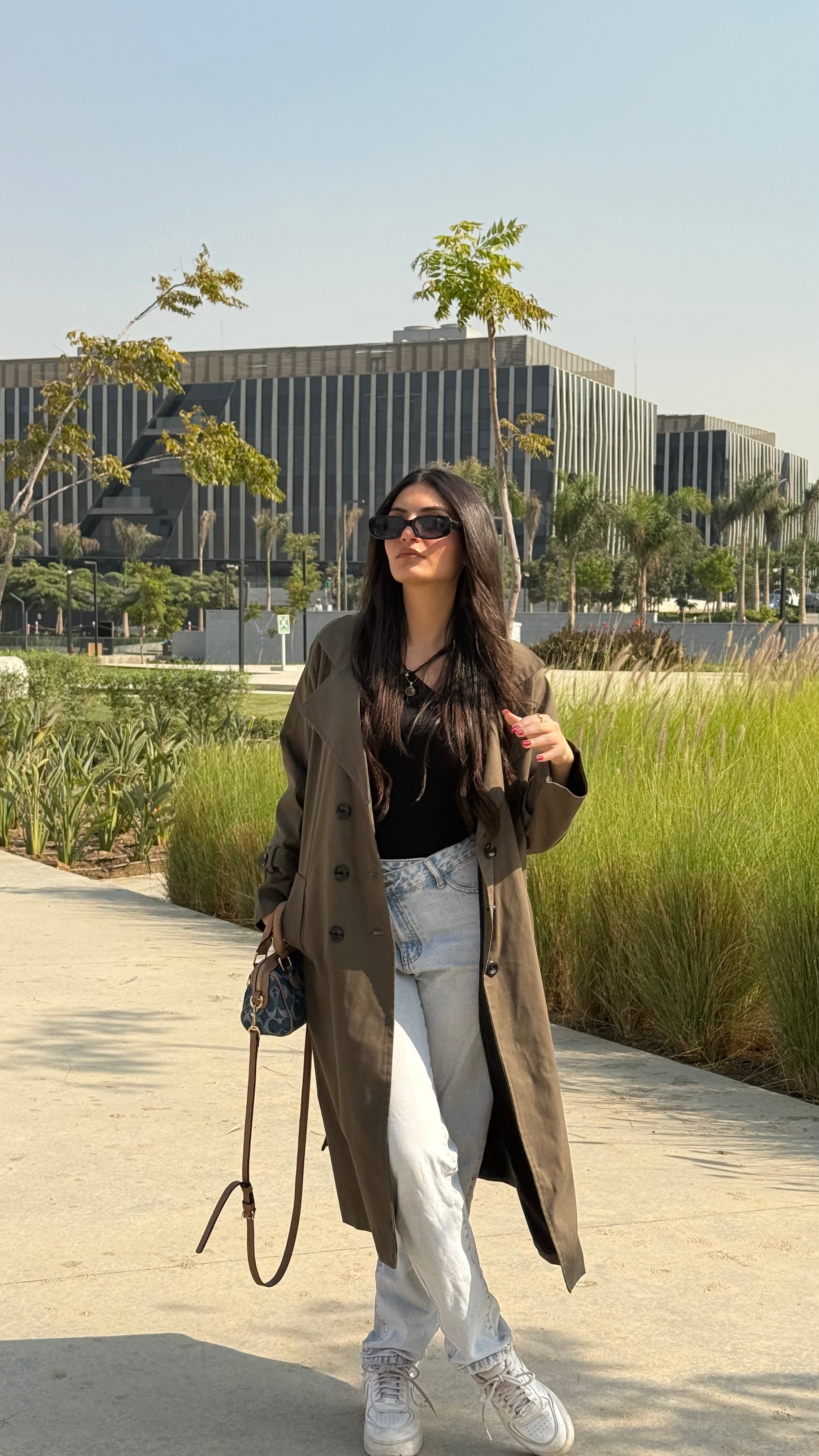 Auera Trench Coat - olive