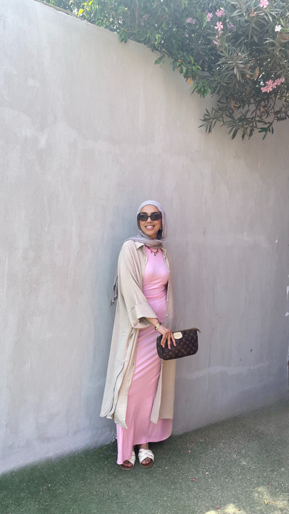Short sleeve basic dress