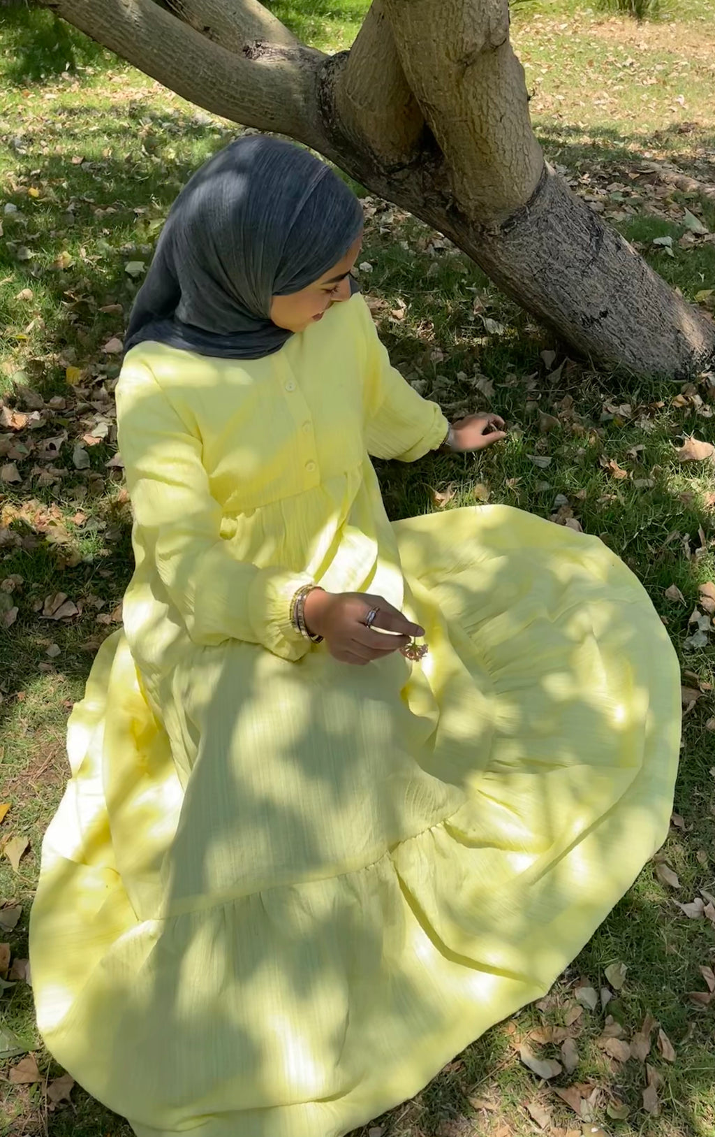 Elara Dress - butter yellow