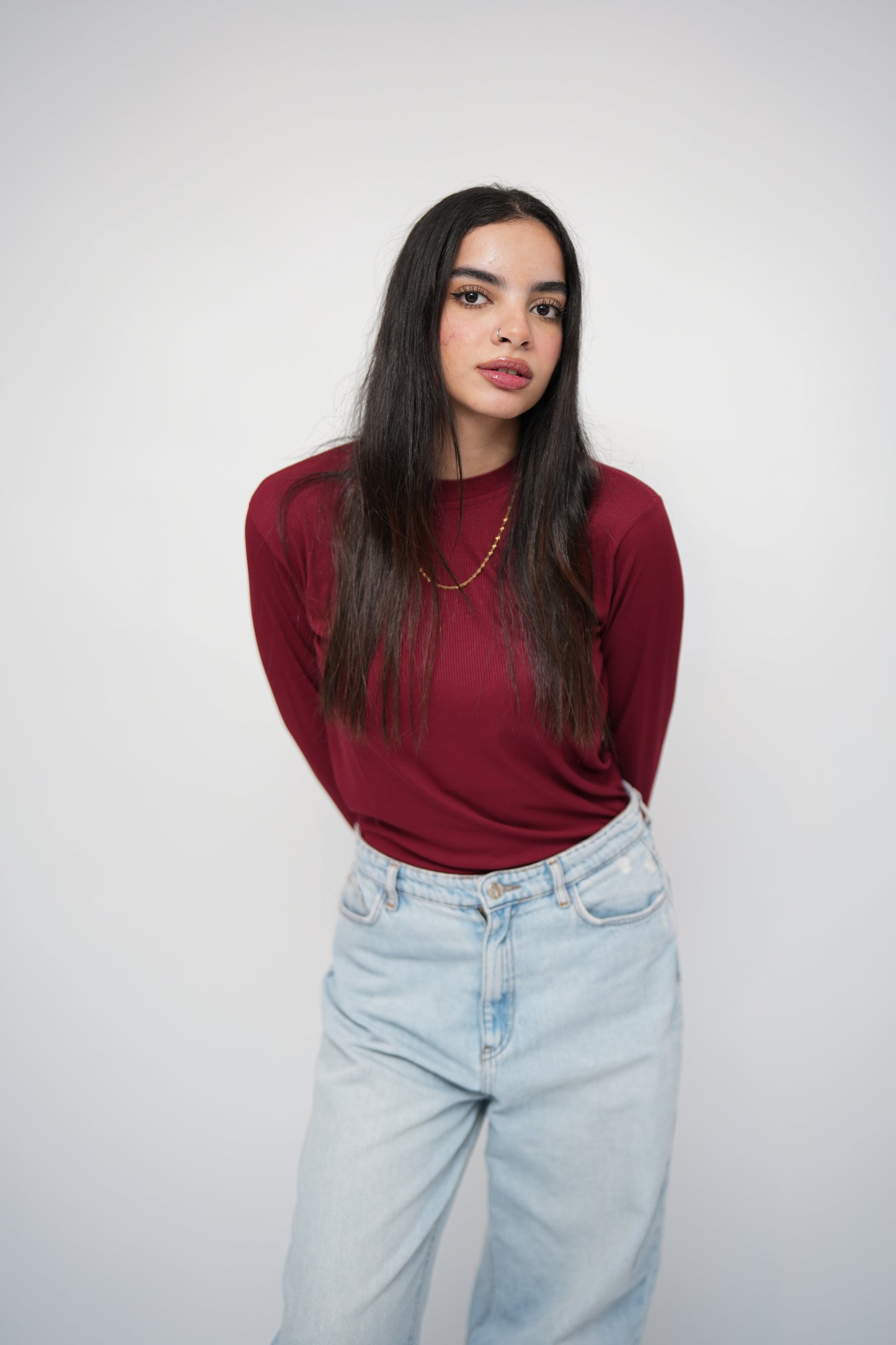 Long sleeves basic top