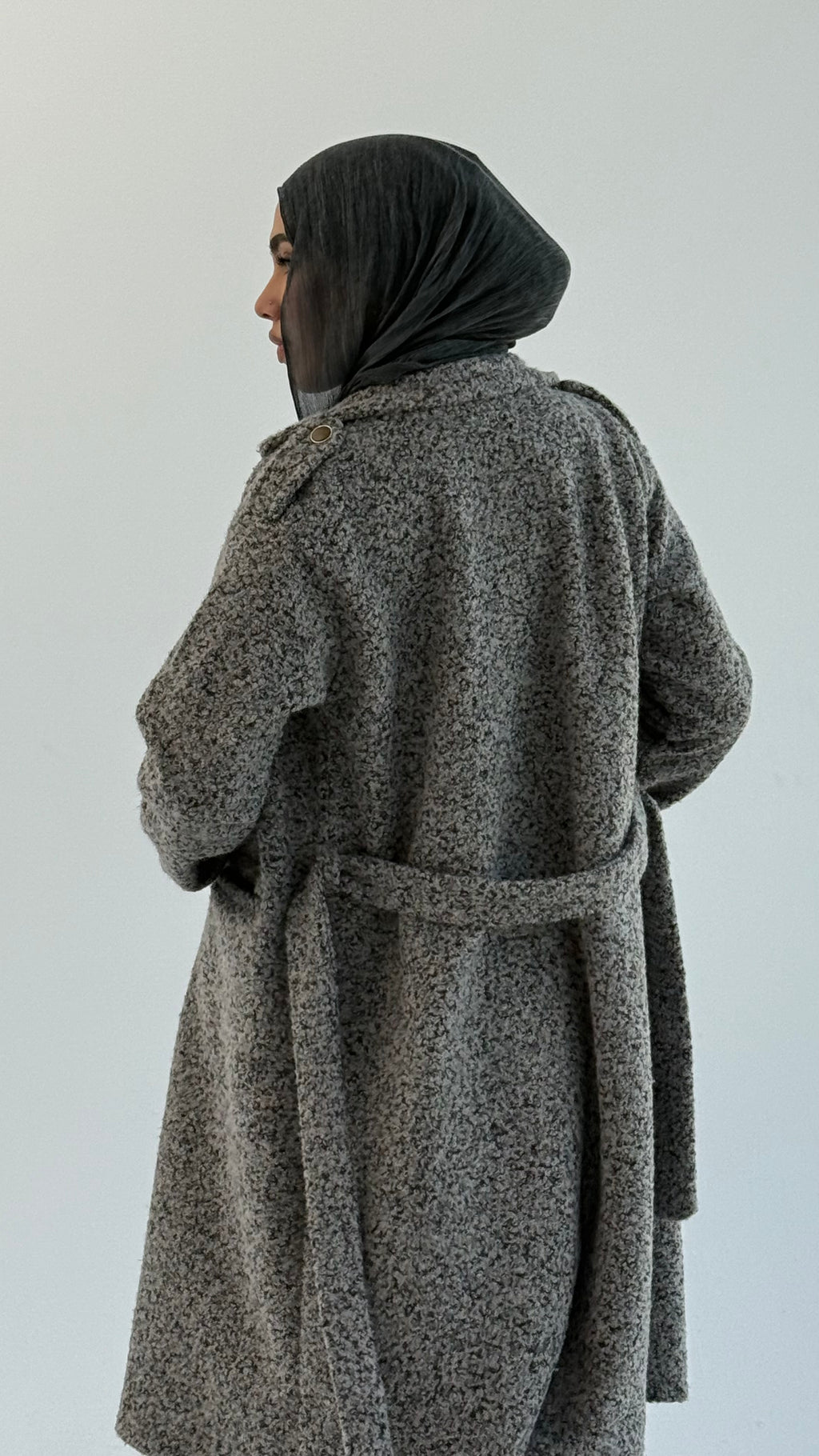 Fluffy Dream Coat - Gray
