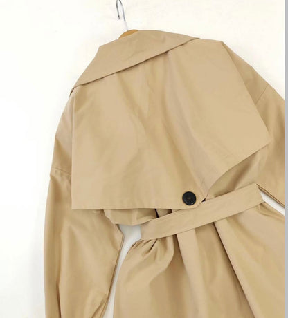 Elyra Trench Coat - Beige