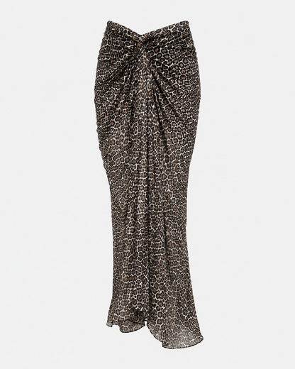 Leopard Tulle cover-up