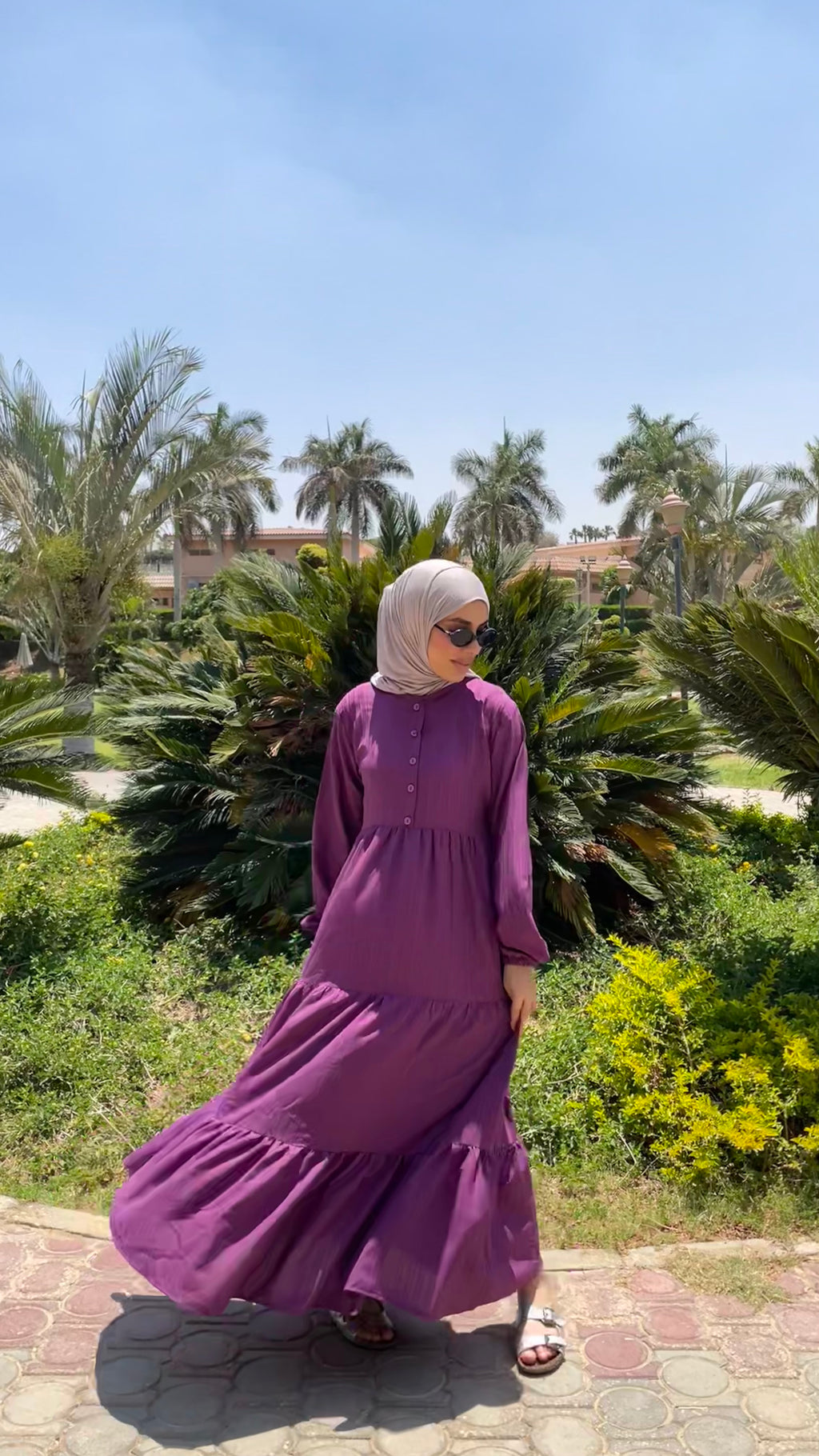 Elara Dress - Purple