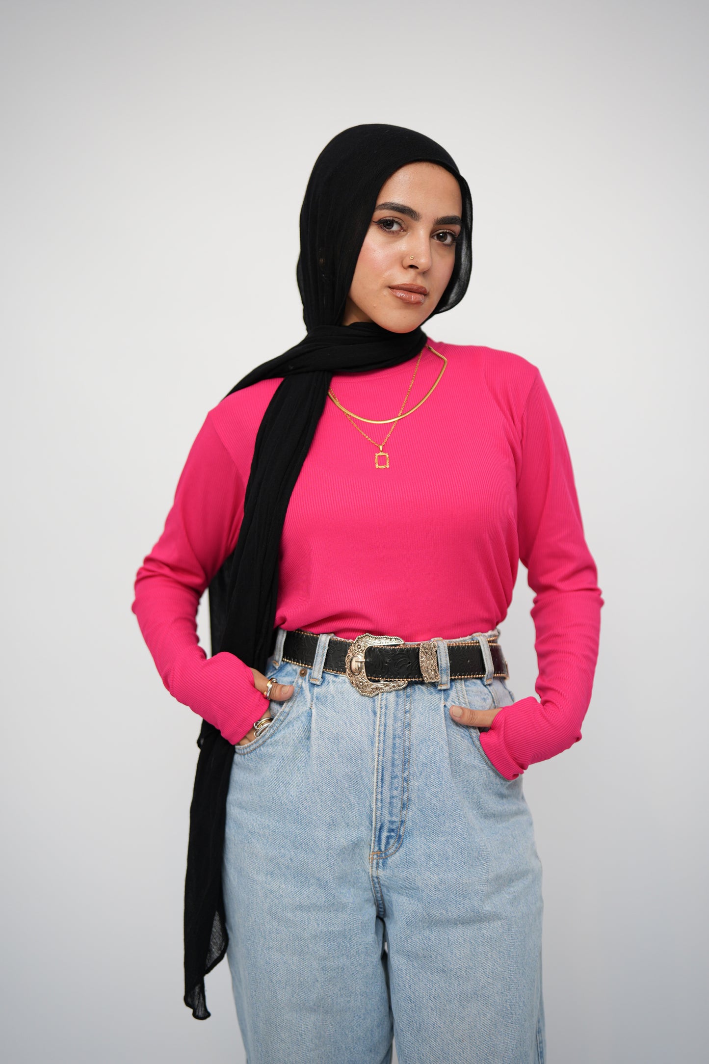 Long sleeves basic top