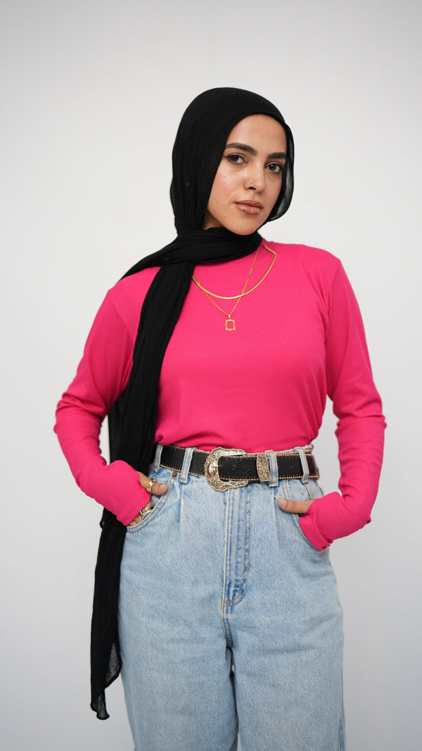 Long sleeves basic top