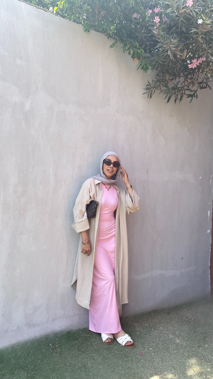 Short sleeve basic dress