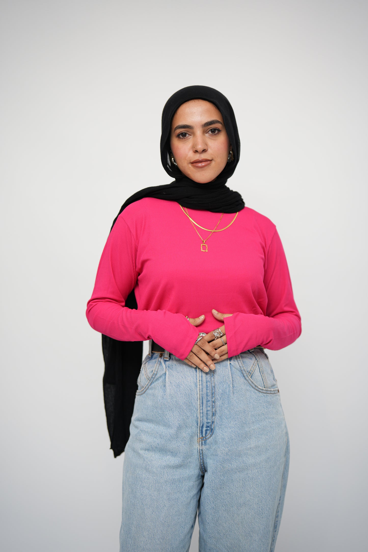 Long sleeves basic top