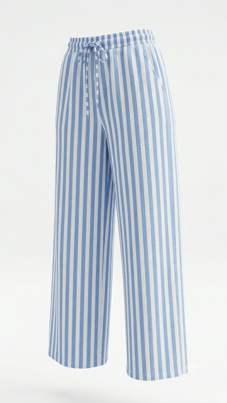 Dolce Stripe Pants - Blue
