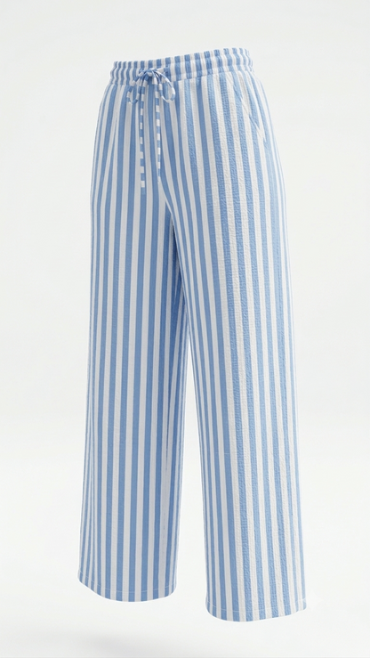 Dolce Stripe Pants - Blue