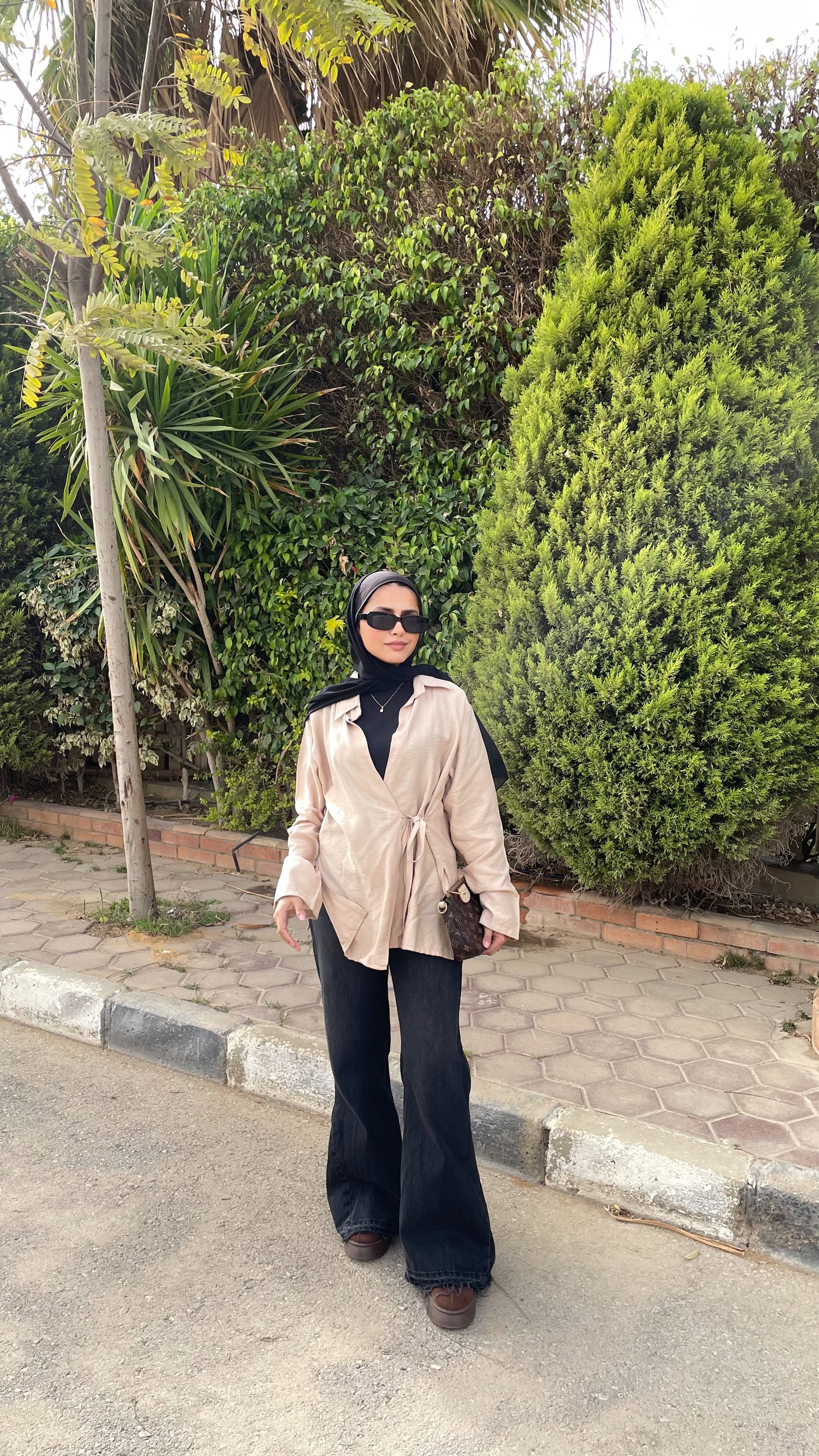 Wrap blouse