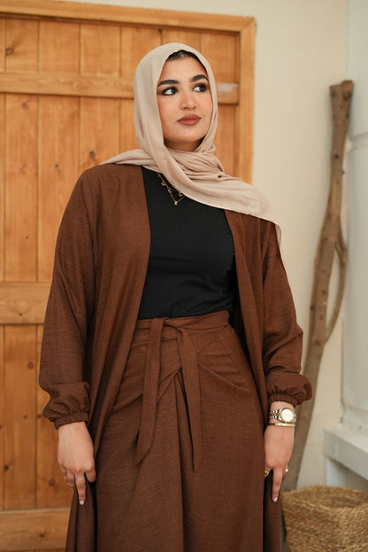 Long Linen Kimono