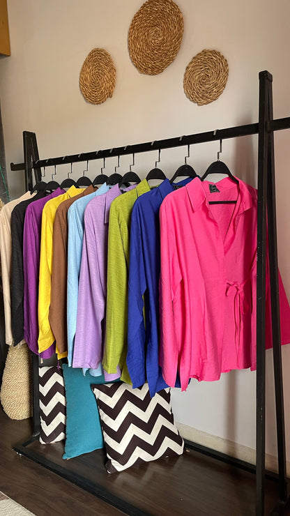 Wrap blouse