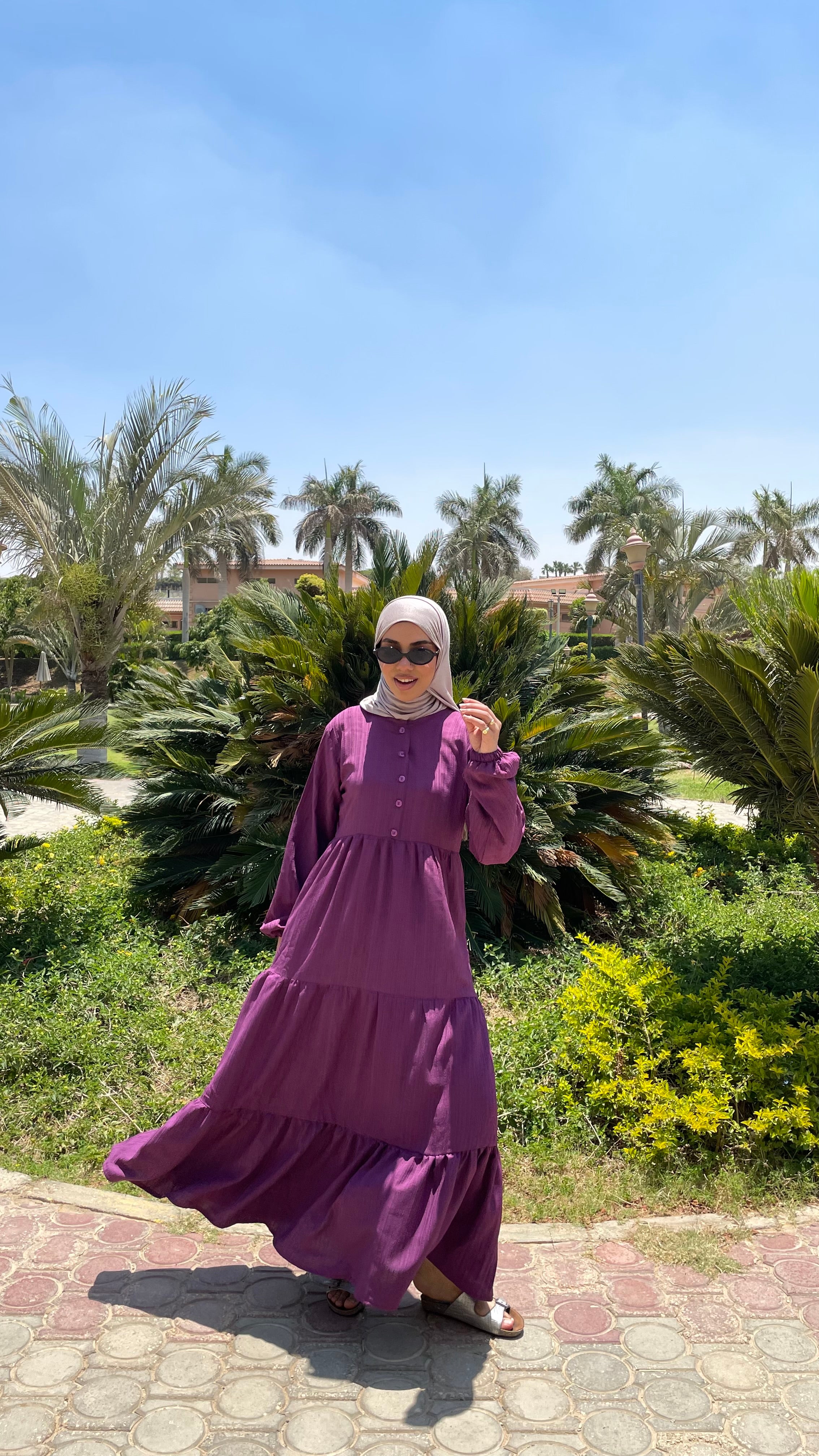 Elara Dress - Purple