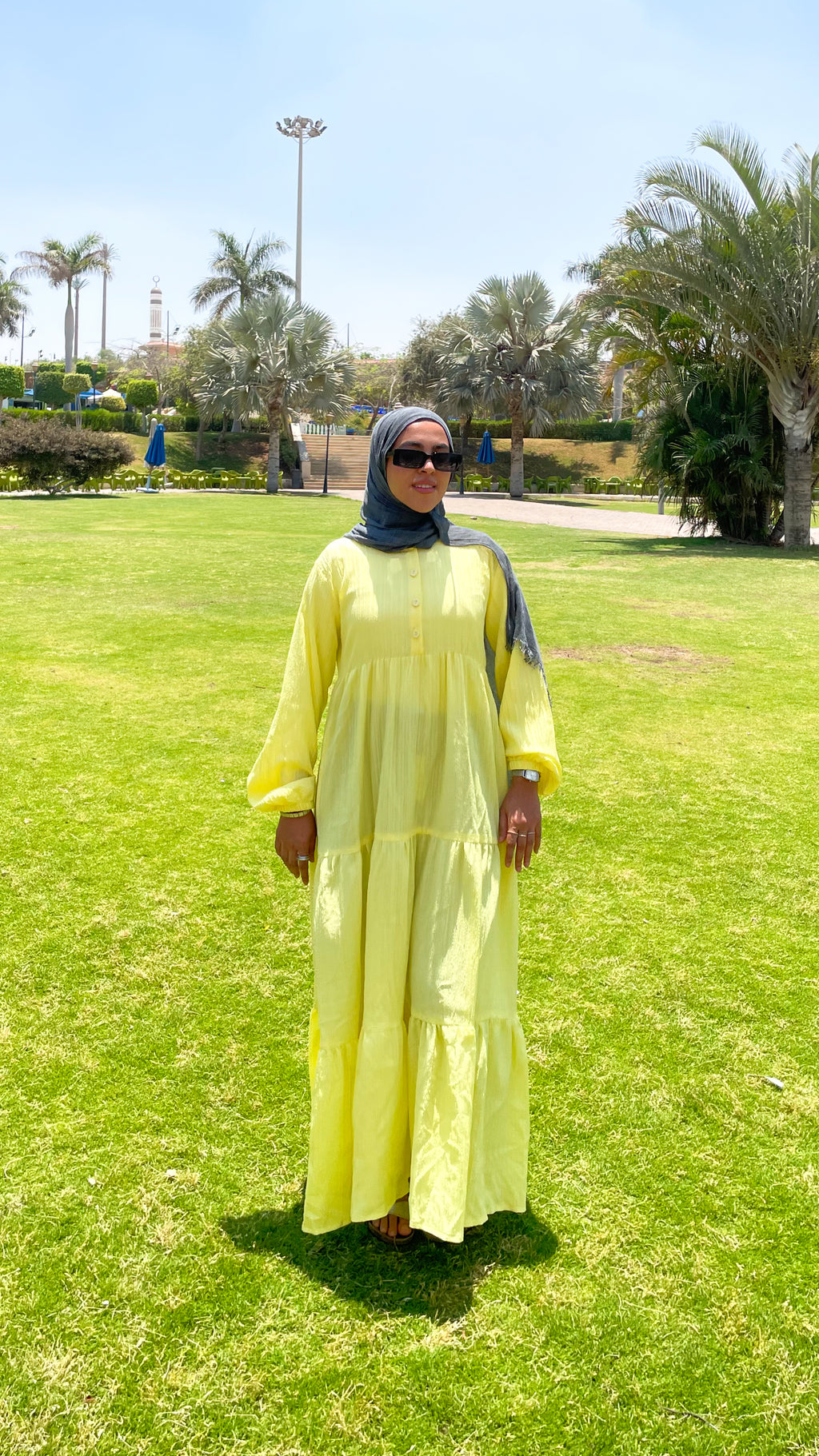 Elara Dress - butter yellow