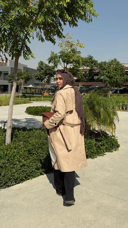 Aurea Trench Coat - royal beige