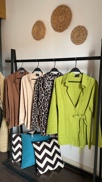 Wrap blouse