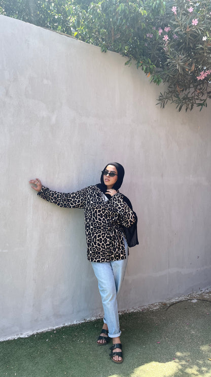 Wrap blouse