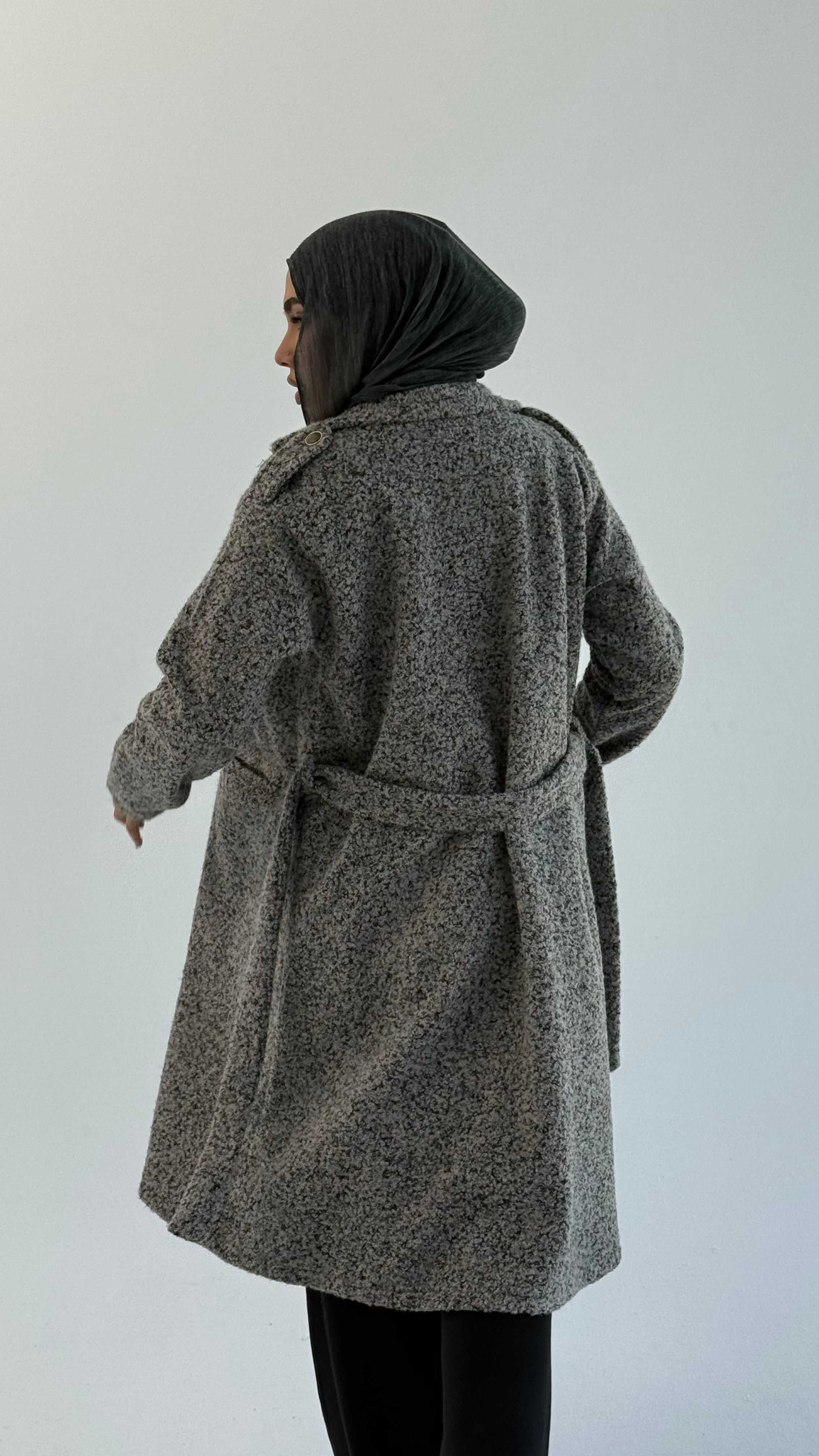 Fluffy Dream Coat - Gray