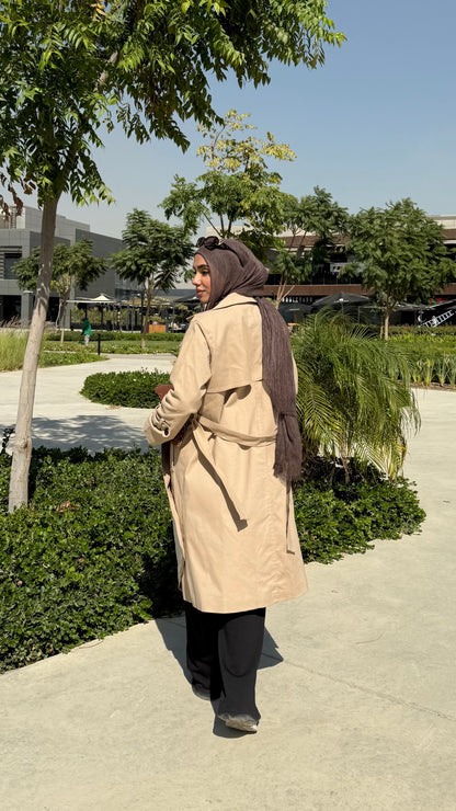Aurea Trench Coat - royal beige