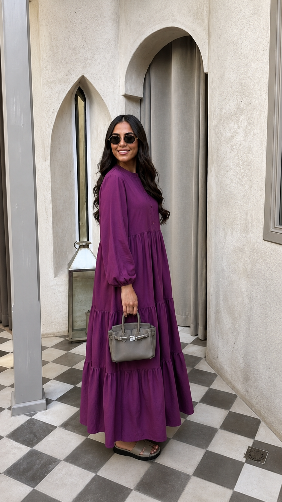 Elara Dress - Purple
