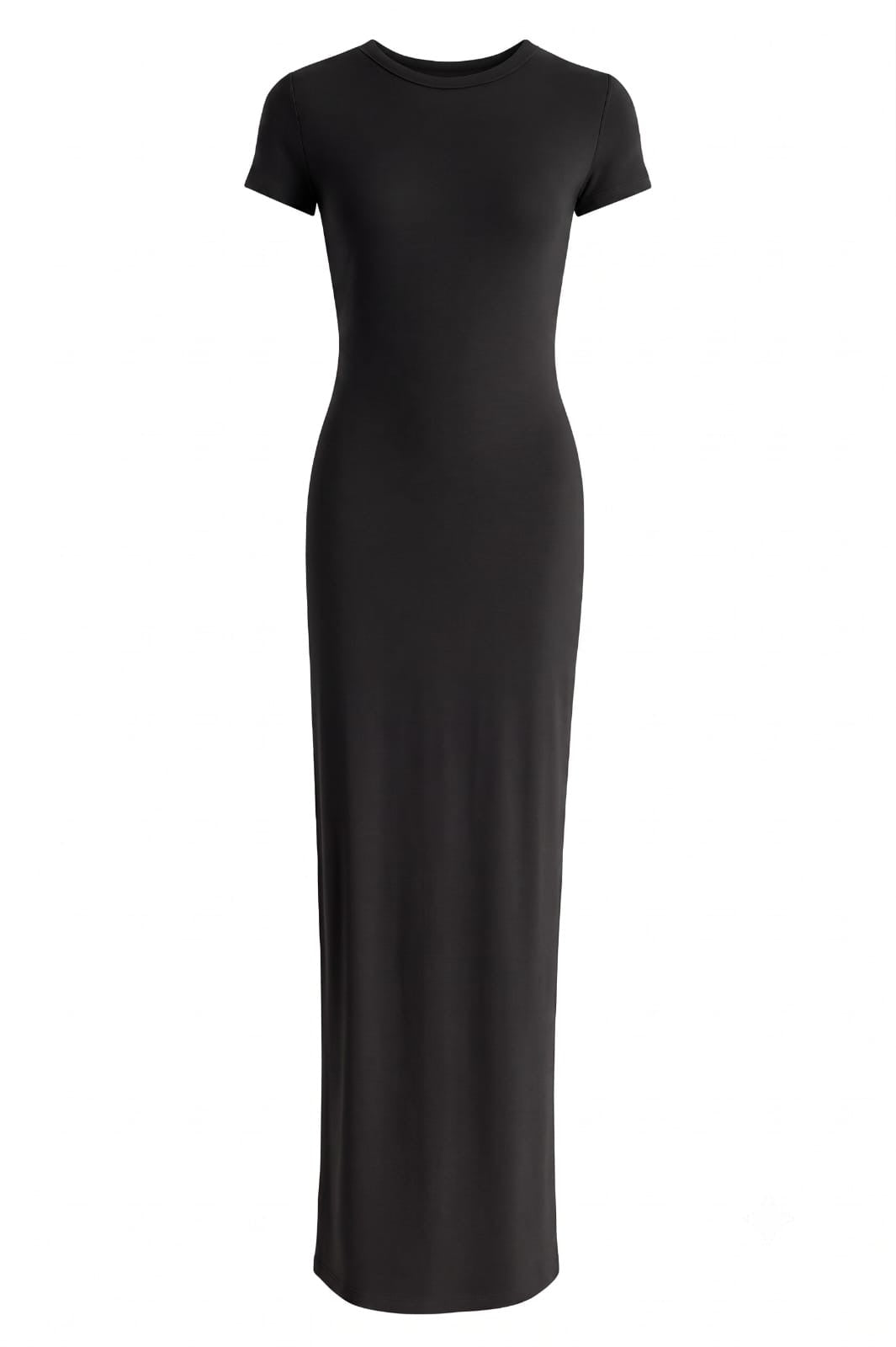 Short sleeve basic dress